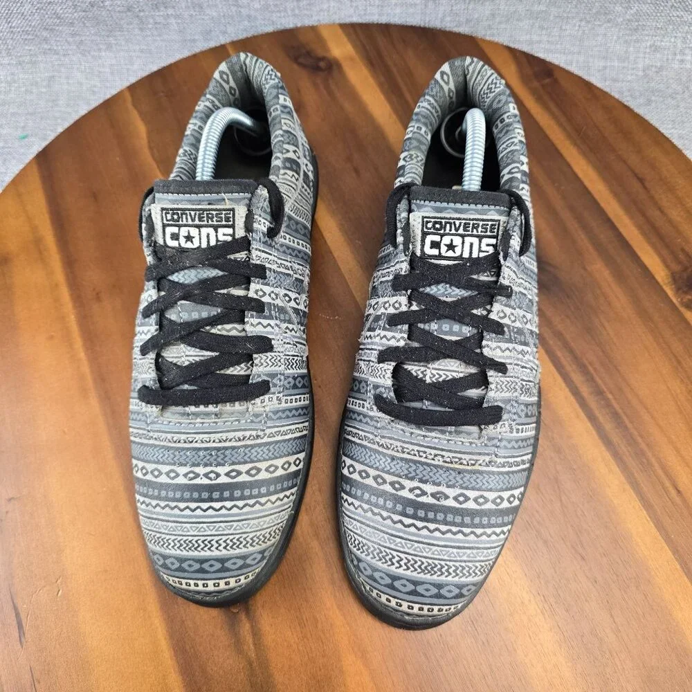 Converse KA-II Mens Patterned‎ Sneakers Size 10 Shoes Black & Gray Pattern